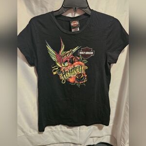 Harley-Davidson Authentic. Black Graphic L T-Shirt